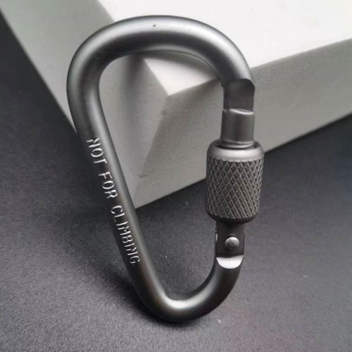 Aluminium alloy carabiner - aluminium,