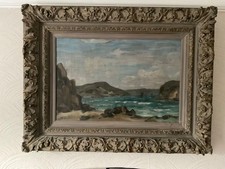 Antique Oil Painting Royal
