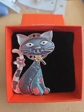 Culture Vulture Enamel Cat