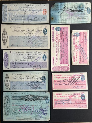 Bank cheques birmingham w - cheques, (w