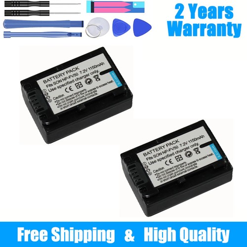 Fv50 battery for sony - 2x,