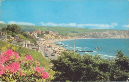 Swanage promenade and - , beach