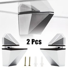 Adjustable Shelf Clamp Compatible with Various Sizes of Glass or Wooden Shelves