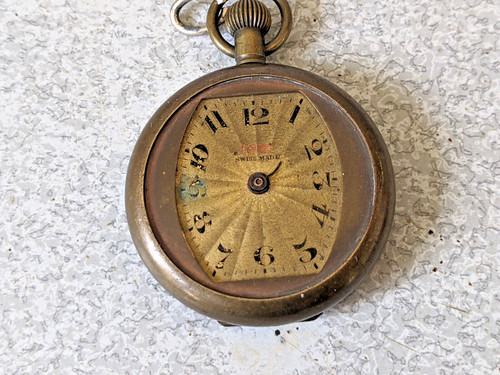 Vintage pocket watch swiss - vintage, watch-