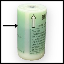 1 X Braun Mini Energy Cell Green 12.5ml/7g