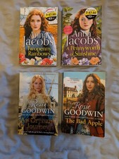 4 X Paperback Books. Anna Jacobs. Rosie Goodwin.   Free Postage.