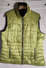 Ladies reversable gilet - lime