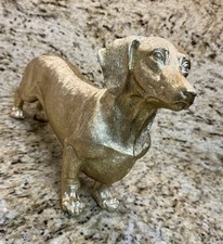 Gold Shimmery Dachshund Doxie