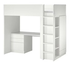 IKEA Smastad White Loft Bed