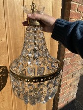 Vintage Crystal Glass Lustre