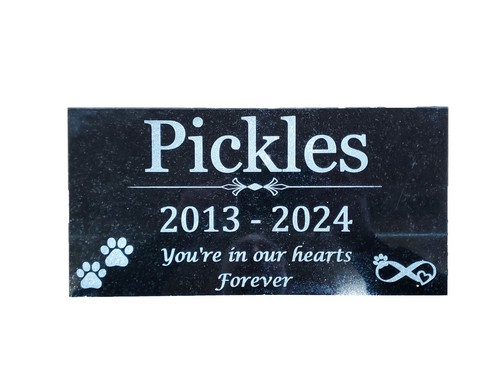 Personalized black granite - personalized,