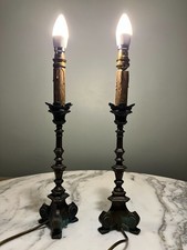 Pair of vintage brass