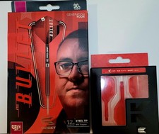 12g Tagret Stephen Bunting Darts (Nano Grip) With K Flex Flights