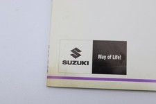 User Manual SUZUKI DRZ 70 2008
