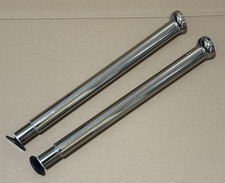 2 Ikea Galant Desk Legs Silver 400.574.57 A Leg Chrome Used