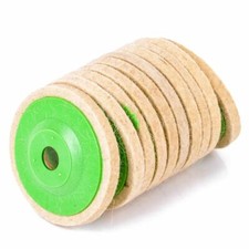 4" Buffing Polishing Pads 10pcs Wool Wheel Mop Kit For Car Polisher Drill