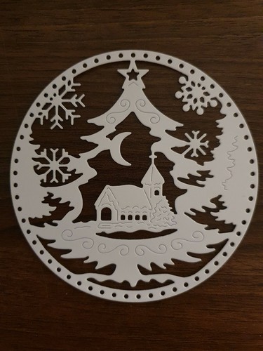 Tattered lace snowglobe - 4,