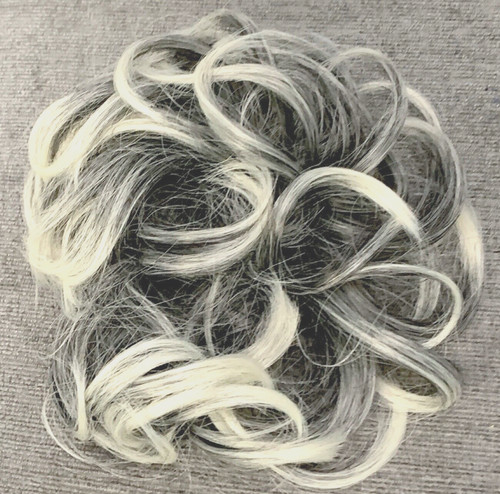 Hair scrunchie bun hairpiece - scrunchie,