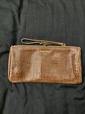 Authentic MIU MIU Wristlet/Clutch Bag Purse Patent  Leather  Broken Zip Easy Fix