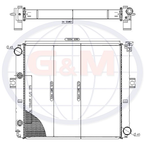 Radiator for toyota forklift - toyota,