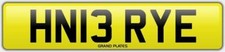 HENRY NUMBER PLATE HN13 RYE NO ADDED FEES HENNY REG HENNERS 2003 CARS ONWARD