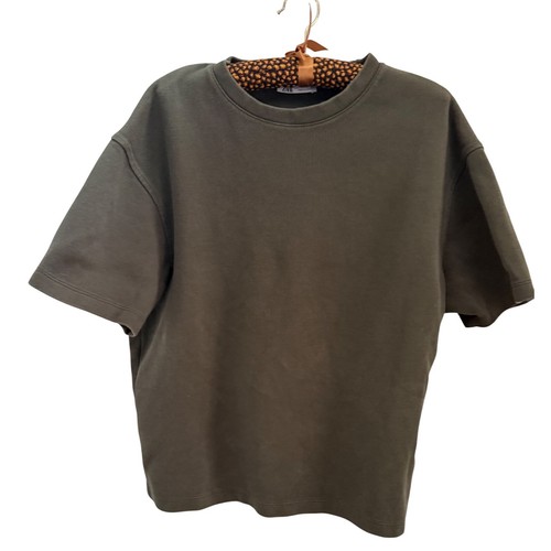 Zara mens olive green ribbed - mens,