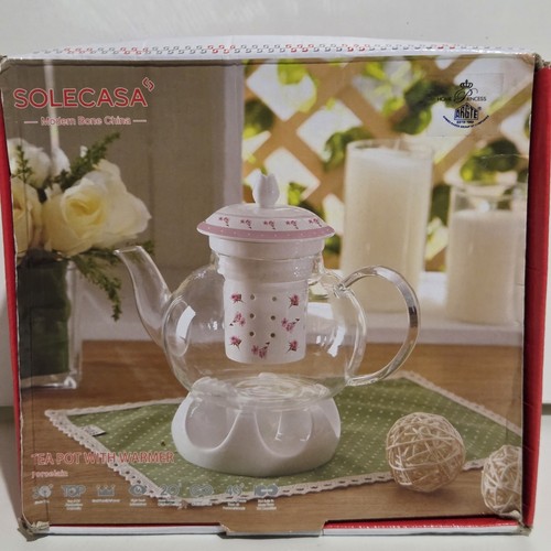 Teapot warmer glass tea coffee - warmer,