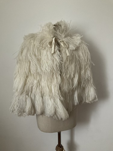 1920s ostrich feather - ostrich, shawl