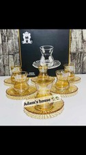 Stunning Turkish Arabic Tea  Set Of 6 Cups & 6 Saucer  ,Gift
