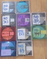 Used mini discs all - 10,