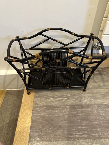 Black metal faux bamboo - ,