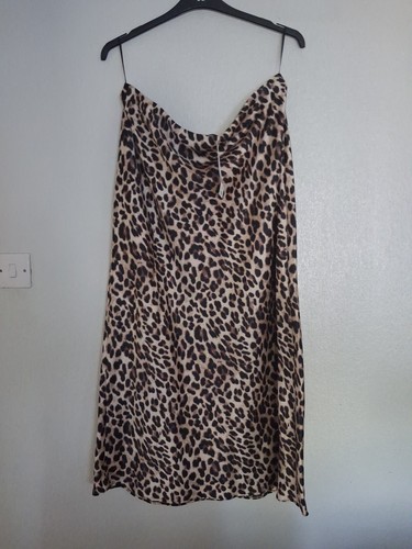 Ladies leopard print maxi - print,