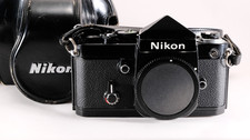 A Nikon F2 Eye Level (DE-1) 35mm SLR camera Black- Fully Working