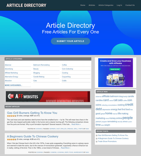 Article directory website - article,