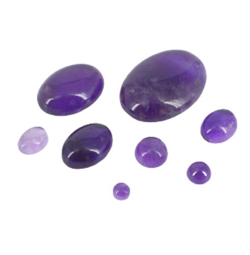 Amethyst cabochon loose - cabochon,