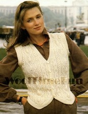 Knitting Pattern Womens Aran