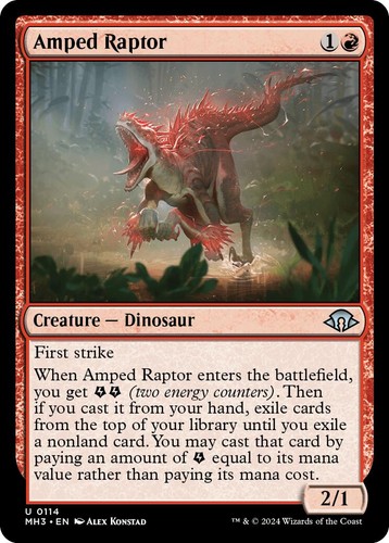 Magic amped raptor mh3 - amped, [mh3-modern