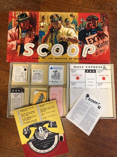 Early vintage scoop newspaper - early,