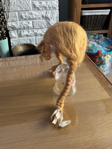 Vintage dolls wig mohair fits - vintage,