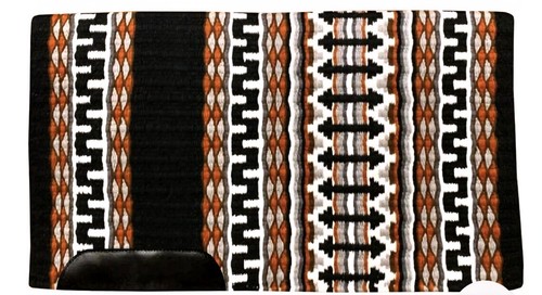Western horse saddle - horse, blanket