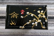 chinoiserie Hand painted Side Table 1.12th Dolls House Furniture 