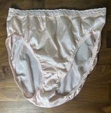 Vtg Hanes Baby Pink Shiny