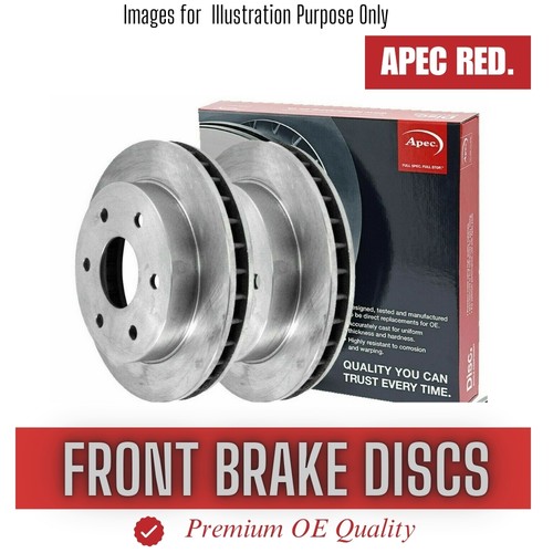 Brake discs pair front - brake, for