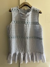 NEXT Ladies Size 14 Blue Vest