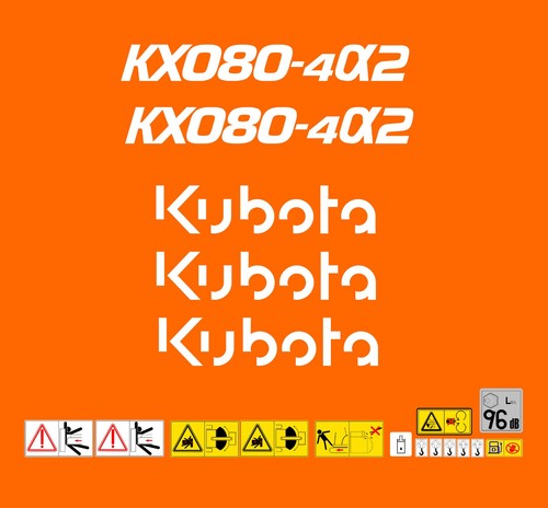 Kubota kx080 4a2 mini digger - mini,