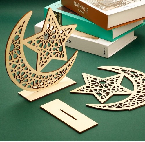 Islamic moon and - moon, star