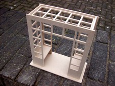 Narrow Trellis Bench