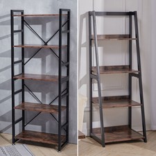 Large Wooden Ladder Shelf