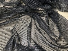 LUREX FABRIC pleated JERSEY