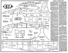 Elf 16" span rubber powered